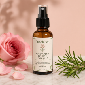 Rosewater & Glycerin Face Mist (50ml)